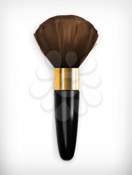 Brush for make up, vector icon