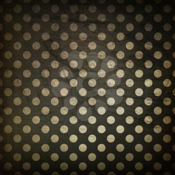 Black polka dot grunge background