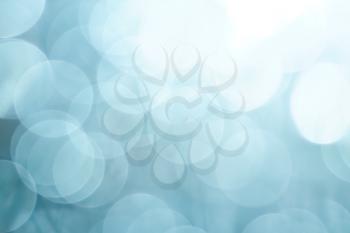 Blue bokeh shot. Abstract background