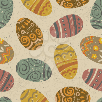 Easter seamless pattern. Vector, EPS10