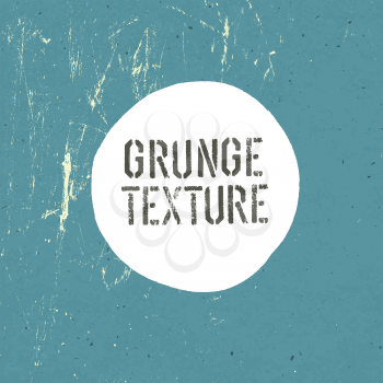 Grunge texture template. Vector