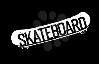 Vintage Skateboard Logotype. Can be used to print on T-shirts