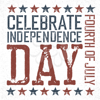 Independence Day Label for Holiday. Design template.