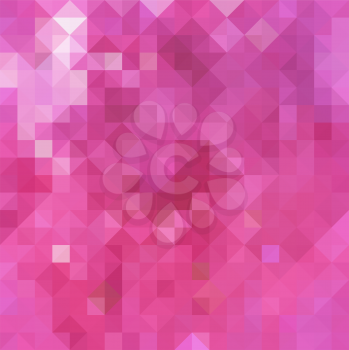 Seamless geometric pattern in pink colors