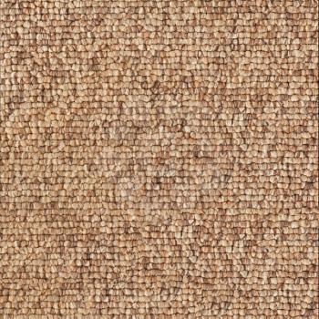 Beige - brown carpet texture. Closeup.