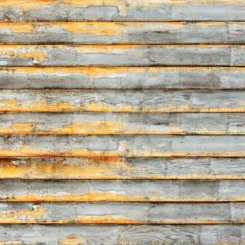 Old brown wood plank background. Closeup.