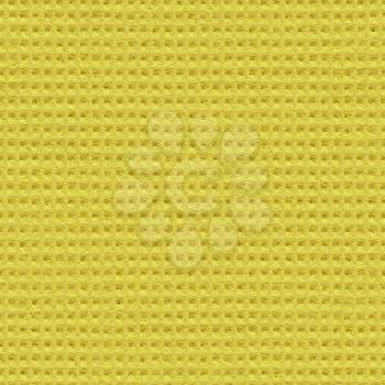 Yellow Microfiber Surface. Seamless Tileable Texture.