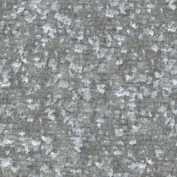 Zinced Tin Surface. Seamless Tileable Texture.