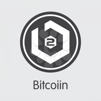 B2G - Bitcoiin. The Icon or Emblem of Virtual Currency, Market Emblem, ICOs Coins and Tokens Icon.