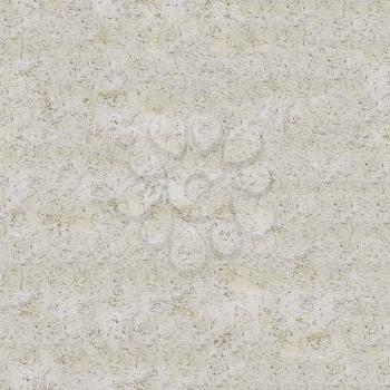 White Weathered Rough Plastered Concrete Surface. Seamless Tileable Texture.