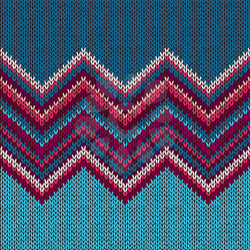 Royalty Free Clipart Image of a Knit Pattern