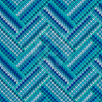 Style Seamless Blue White Color Knitted Pattern from my large Collection of Samples of knitted Fabrics 