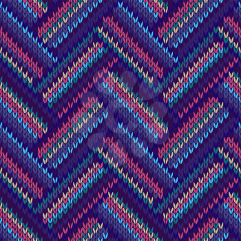 Seamless Color Knitted Pattern