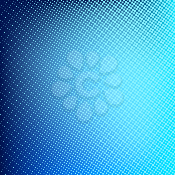  Blue abstract halftone background. Creative vector illustration