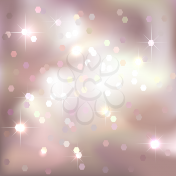 Bright light pink background. Festive design. New Year and Christmas style.