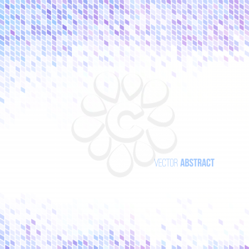 Abstract light blue lilac and white geometric background