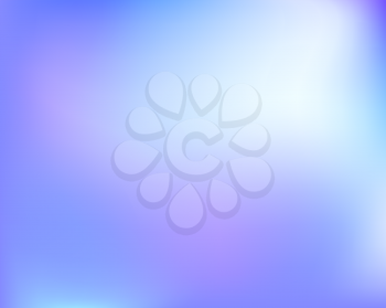 Abstract light blue violet bright blured gradient background. Vector llustration