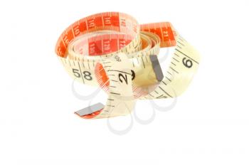 measuring tape isolated on a white background