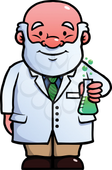 Royalty Free Clipart Image of a Scientist