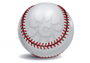 baseball ball isolated on the white background