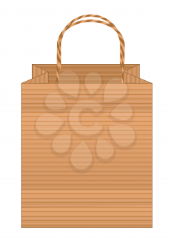 shopping bag islolated on a white background