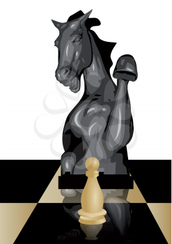 conceptual chess game, safety of a pawn