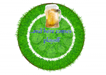 grass mat  for beer isolated on a white background