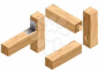 joinery connections1 isolated on a white background