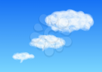 blue sky and white cloud. 10 EPS