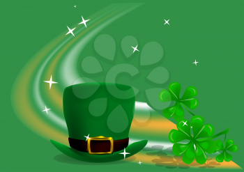 festive background to St. Patrick's Day 