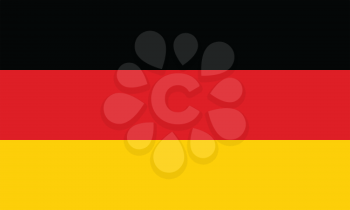 German flag in correct proportions and colors