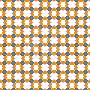 Seamless pattern texture vector background with geometric shapes, colored.