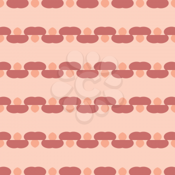 Vector seamless pattern texture background with geometric shapes, colored in orange and red colors.