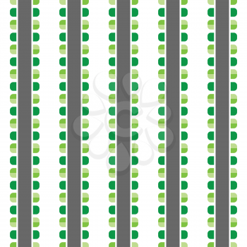 Vector seamless pattern texture background with geometric shapes, colored in white, green and grey colors.