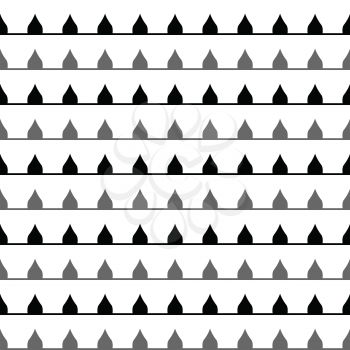 Vector seamless pattern texture background with geometric shapes, colored in black, grey and white colors.