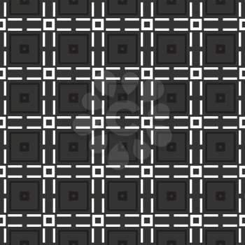Vector seamless pattern texture background with geometric shapes in black, dark grey and white colors.