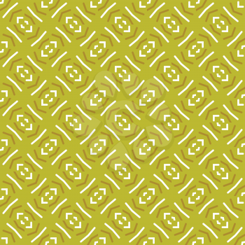 Vector seamless pattern texture background with geometric shapes, colored in yellow, gold and white colors.