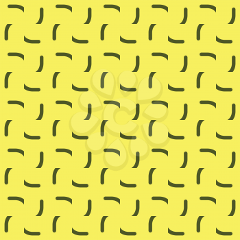 Vector seamless pattern background texture with geometric shapes, colored in yellow and green colors.