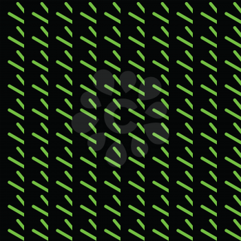 Vector seamless pattern background texture with geometric shapes, colored in black and green colors.