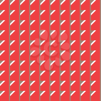 Vector seamless pattern texture background with geometric shapes, colored in red, brown and white colors.