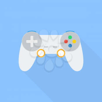 Controller for video games. Vector illustration .