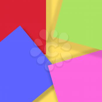Colorful construction paper. Abstract background .