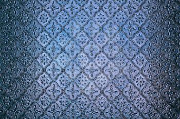 Old Blue Glass Tiles Texture