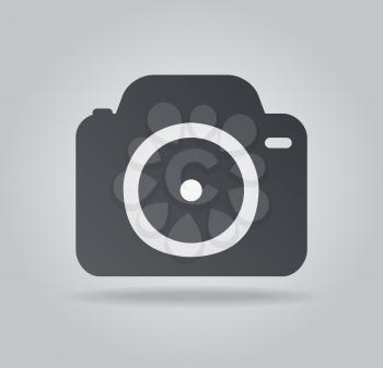 App icon metal camera with shadow