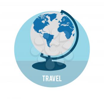 Planet Earth. Business travel concept