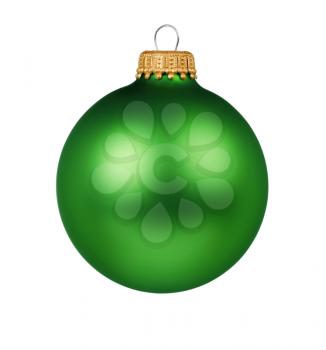 green ball decoration for a Christmas tree
