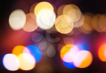 Beautiful multi-colored bokeh background for use in design