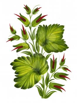 Royalty Free Clipart Image of a Plant