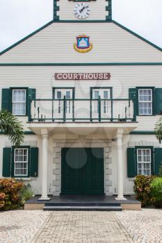 The courthouse in St.Martin, Caribbean Saint Marteen