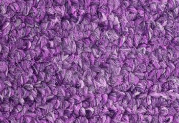 Carpet texture close-up, purple furry carpet texture background
